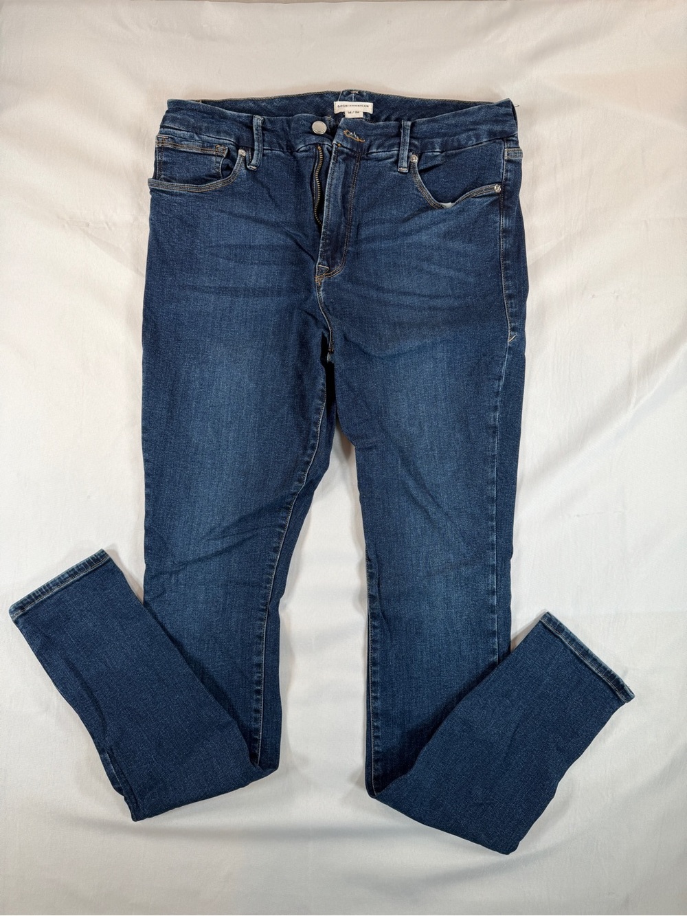 Good American Good Legs Skinny Jeans Women’s 14/32 Blue Stretch Denim